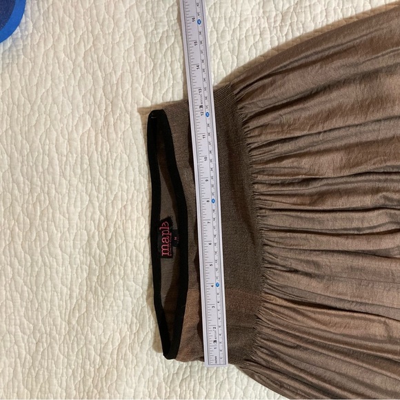 Anthropologie Maple Color Block Skirt | Size M | Flaws on Waistband | Holiday - Picture 6 of 15